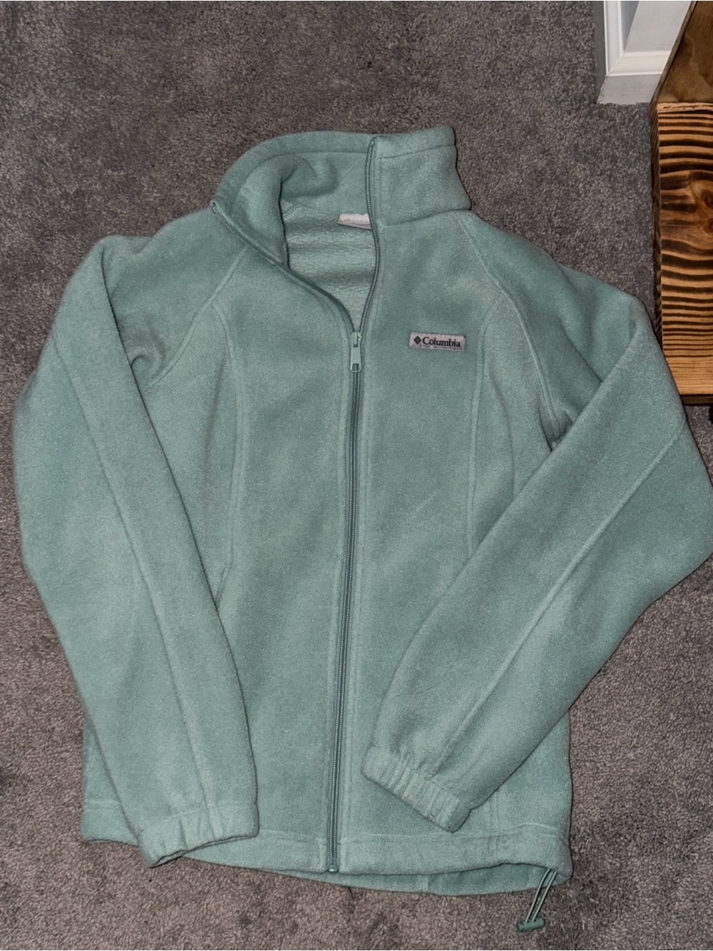 Columbia Light Mint Green Fleece Jacket